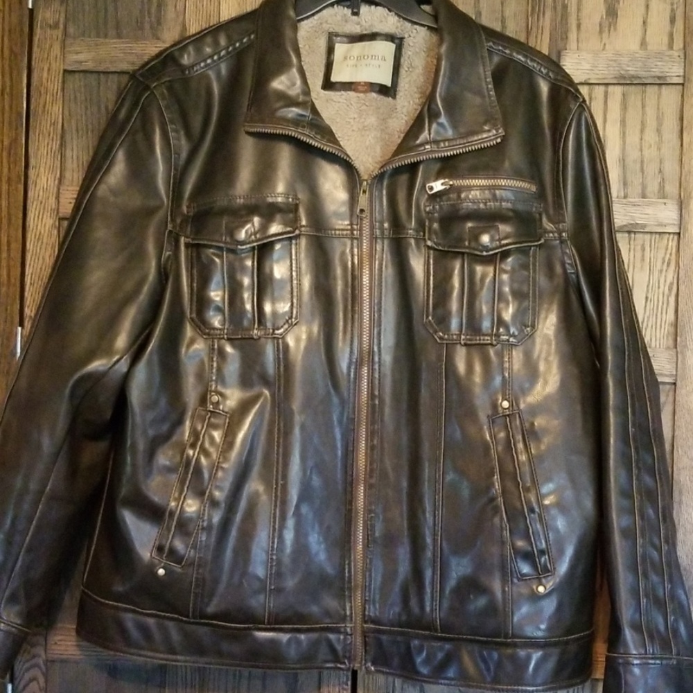 Leather jacket